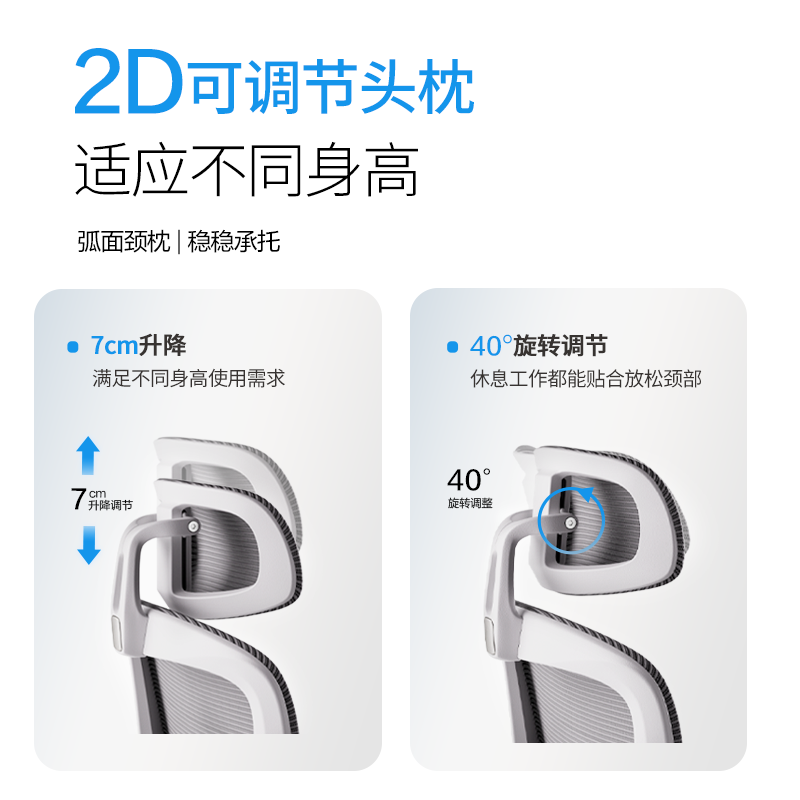 得力KF243主管網(wǎng)椅(白)(把)