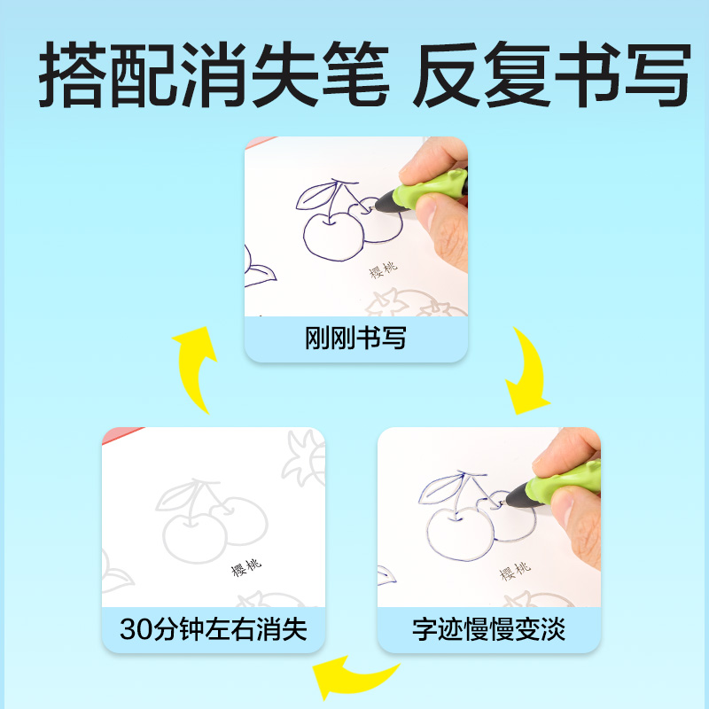得力HW324-3凹槽繪畫交通軍事(紫)(本)