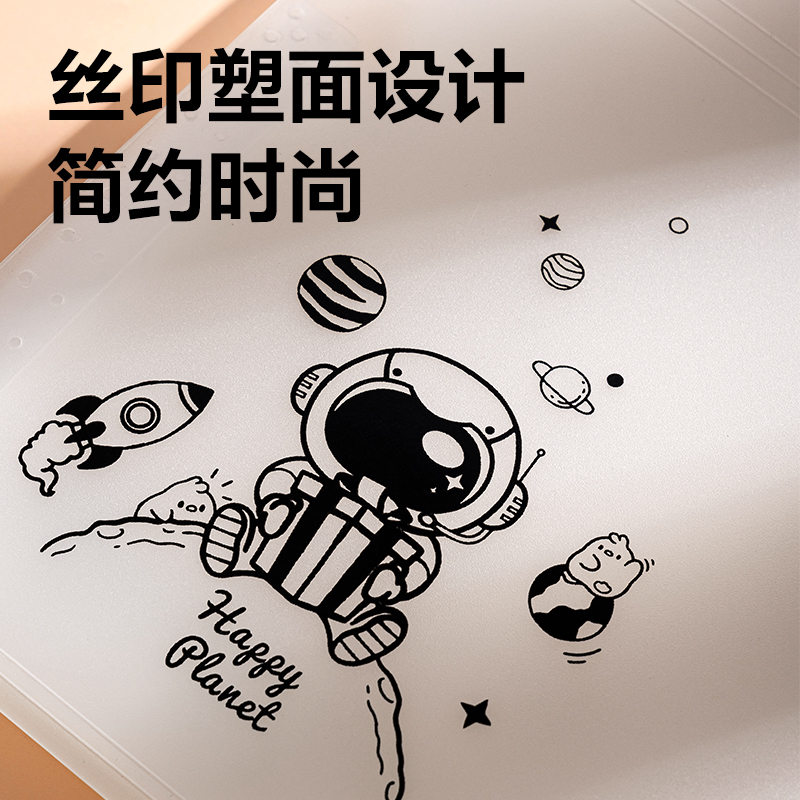 得力PM310-13線上爆款13格便攜風琴包(透明)個)