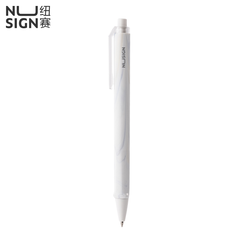 紐賽NS557C自然流體速干按動中性筆0.5mm子彈頭(居巖川)(1支/卡)