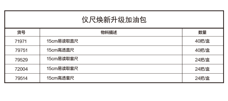 得力VC9儀尺煥新升級(jí)加油包(混)(套)