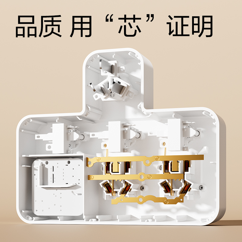 得力LU5009轉(zhuǎn)換器_2組+2A1C_彩盒裝(白)(個(gè))