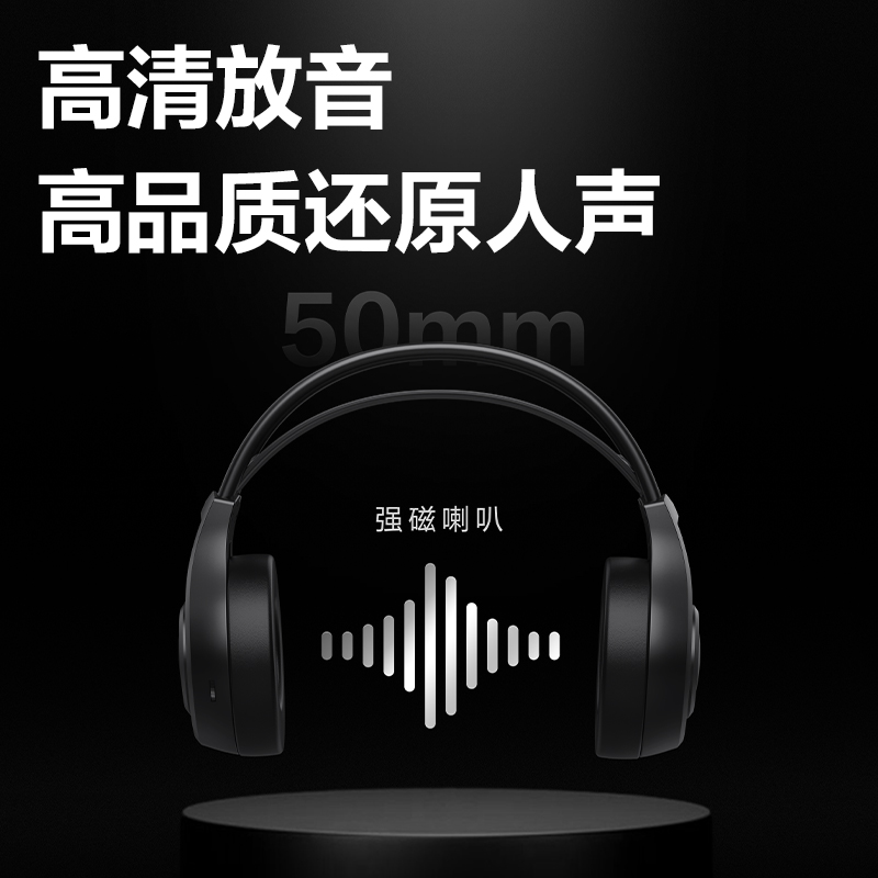 得力LT500聽說耳機(jī)(黑)(臺)