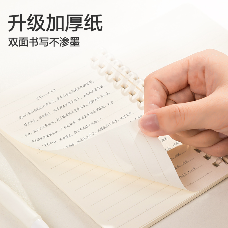 得力LPA680軟線圈本(臻簡(jiǎn)-白色橫線)(本)