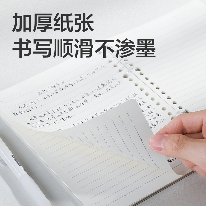 得力HA5-4可開(kāi)合活頁(yè)本PP殼(深紅-可開(kāi)合)(本)
