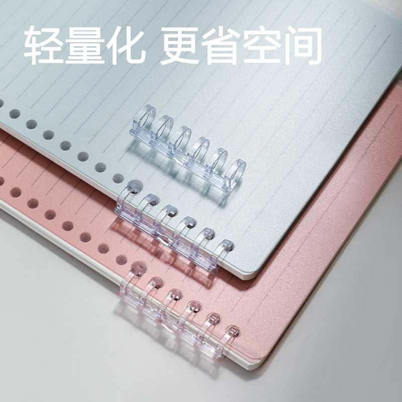 得力HA5-4可開合活頁本PP殼(深藍-可開合)(本)