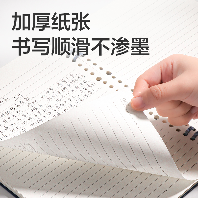 得力HA550可開合活頁本(透明方格-可開合)(本)