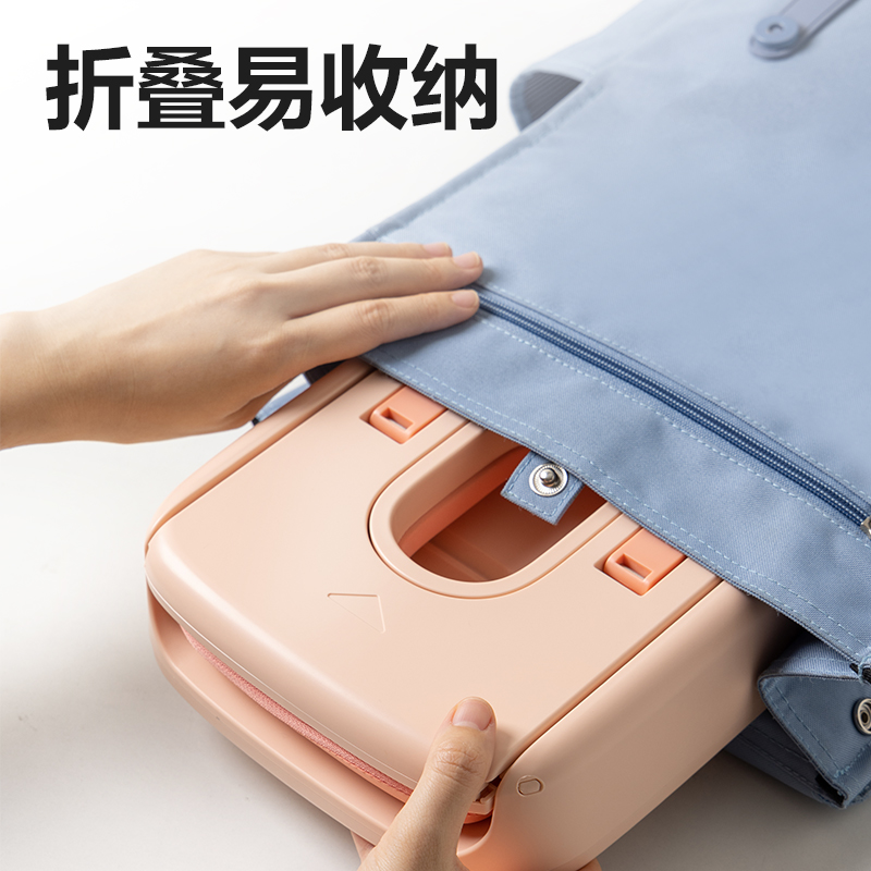得力YX146_便攜午睡安心枕(粉)(個)