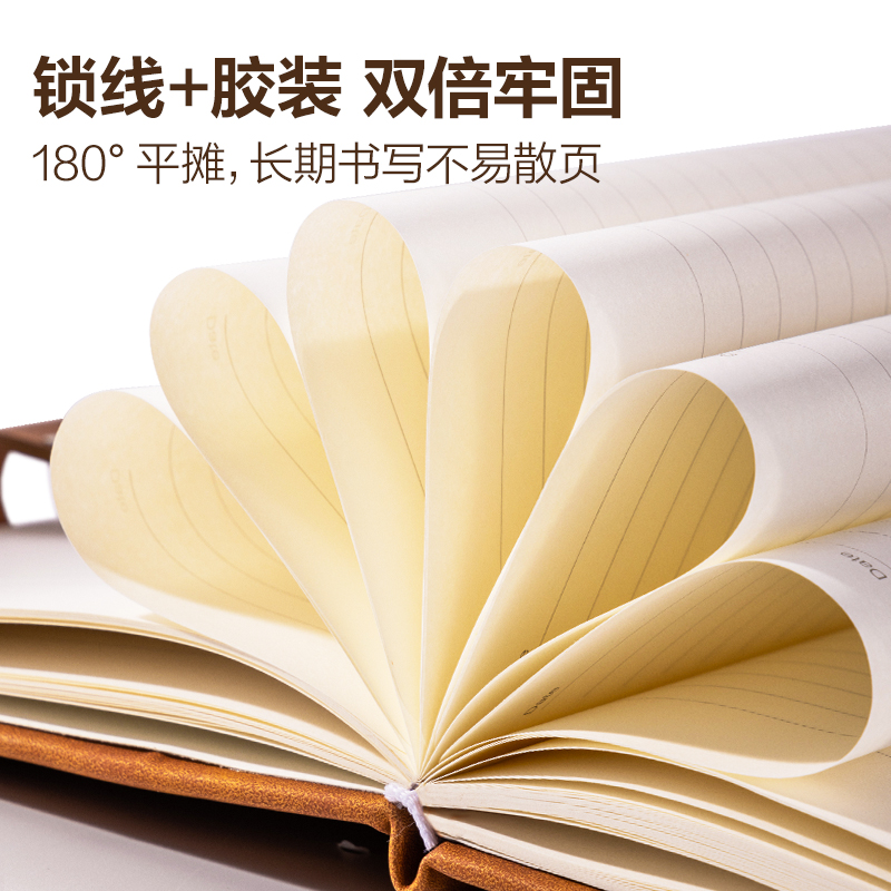 得力BP153記事本A5-210*143mm80張10mm行距(藍色)(本)