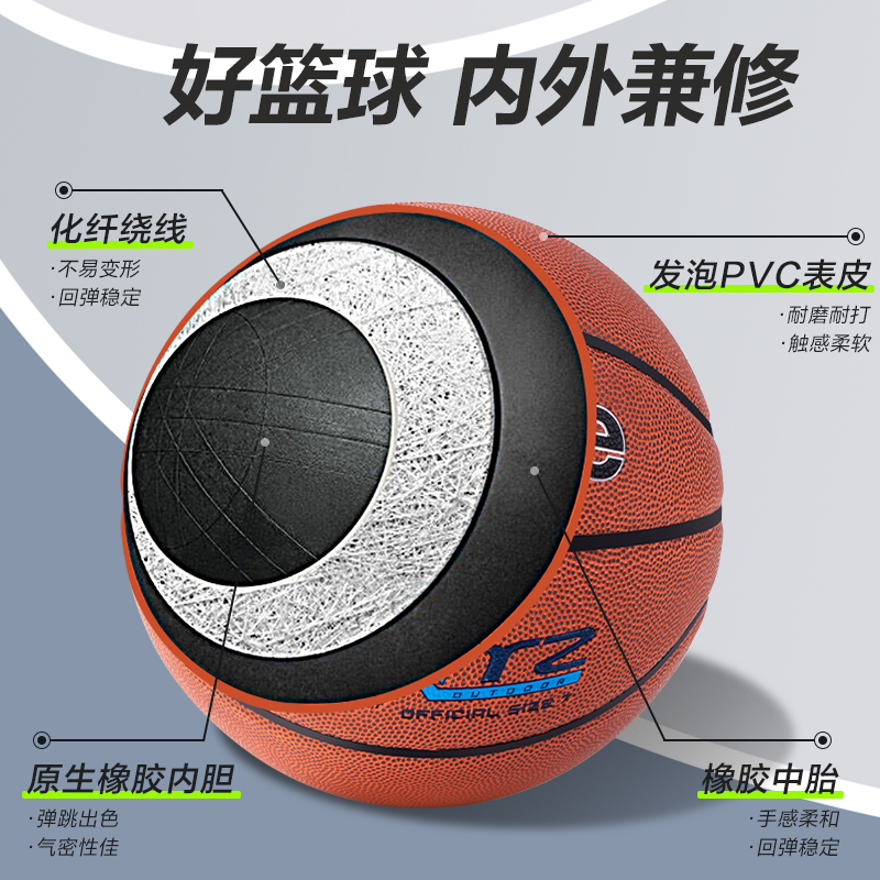 安格耐特FD166_7號(hào)發(fā)泡PVC貼皮籃球(橙色)(個(gè))