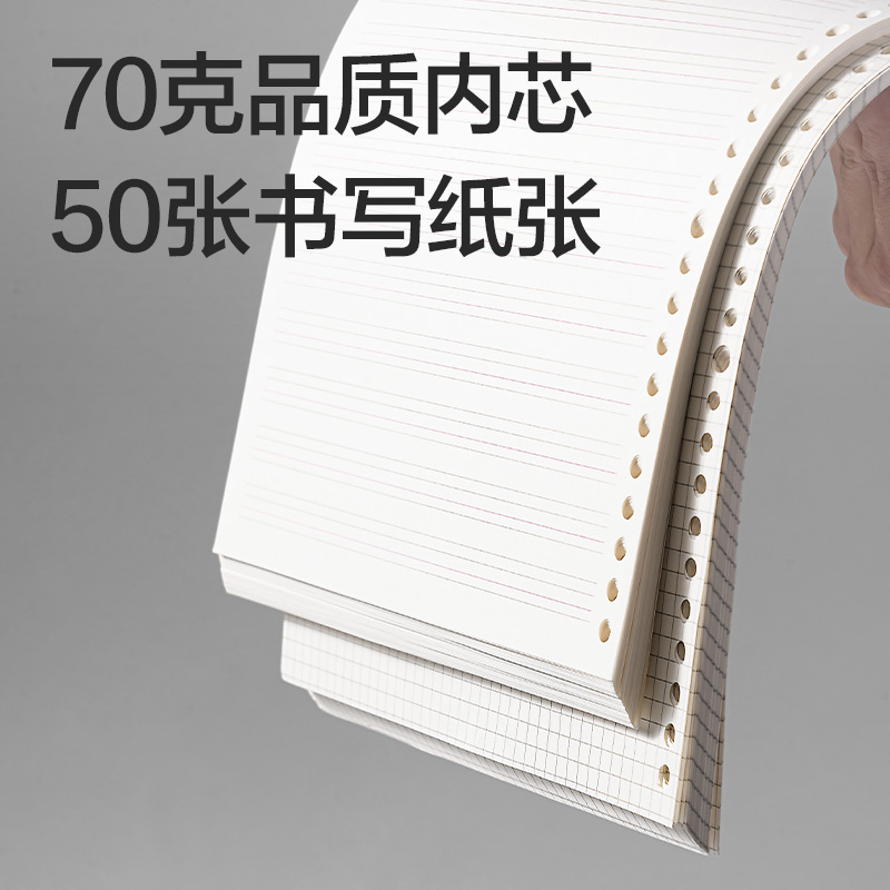 得力NA450-1活頁芯(方格)(本)