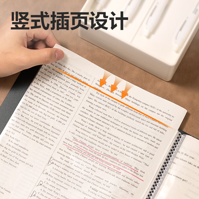 得力PQ104-30知選商務資料冊(灰)(個)