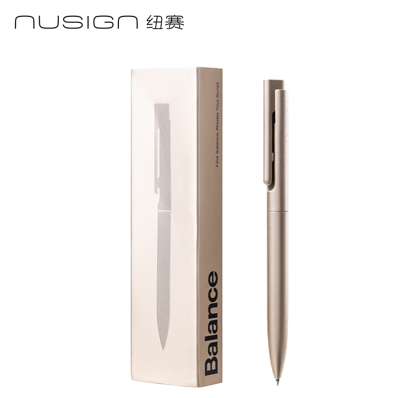 紐賽NS999ES速干按動中性筆0.5mm子彈頭(金)(1支/盒)