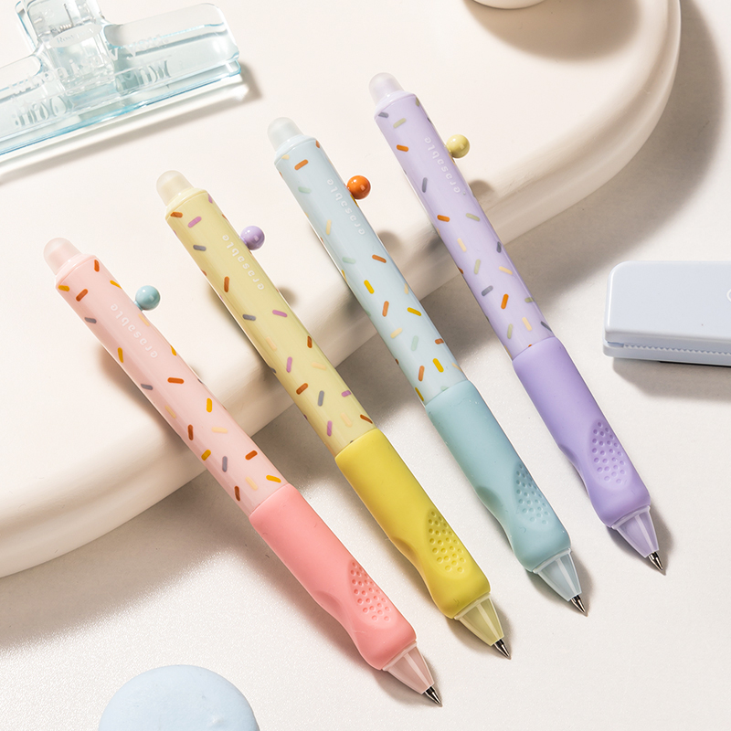 得力SA310按動可擦中性筆0.5mm子彈頭(晶藍(lán))(支)