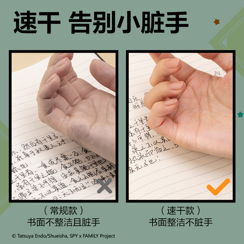 得力SA601間諜過(guò)家家速干大容量按動(dòng)中性筆0.5mmST筆頭(黑)(支)