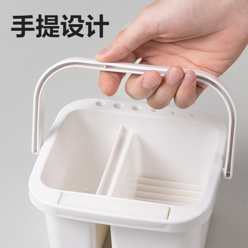 得力HS711多功能洗筆筒(混)(個(gè))