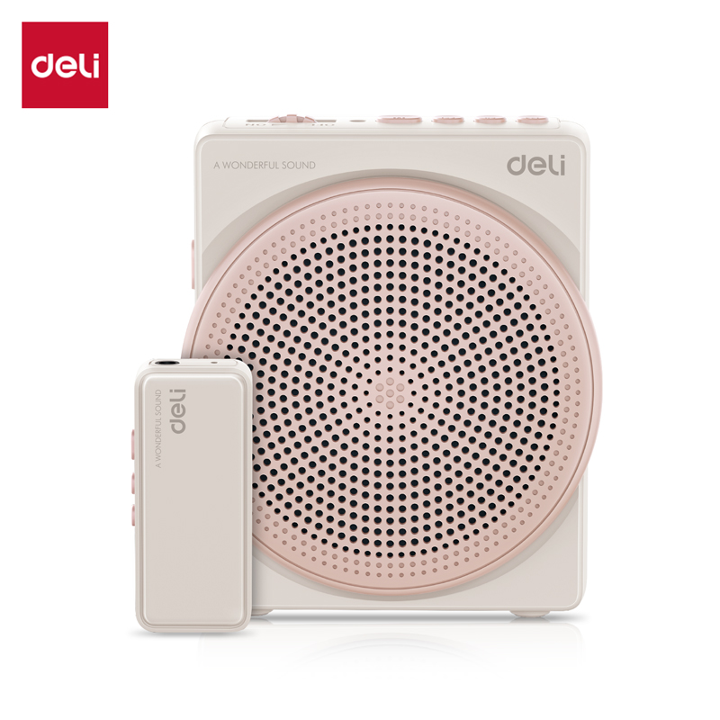 得力LT911音頻設備-攜帶式擴音器(粉色)(盒)