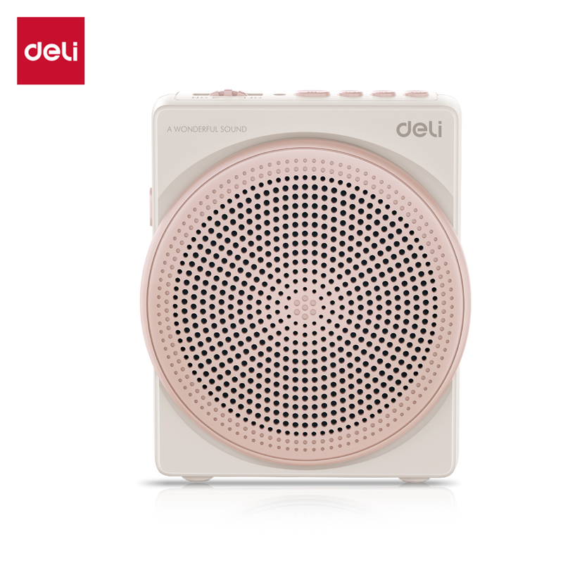 得力LT910擴音器便攜音響(粉)(個)