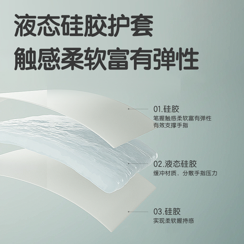 得力SA72液態(tài)硅膠按動(dòng)常規(guī)中性筆0.5mm雙珠ST頭(黑)(支)
