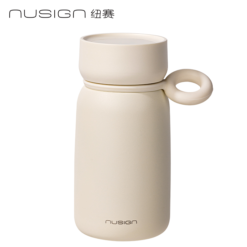 紐賽NS859搖搖杯340mL_SUS316L(奶油白)(個(gè))
