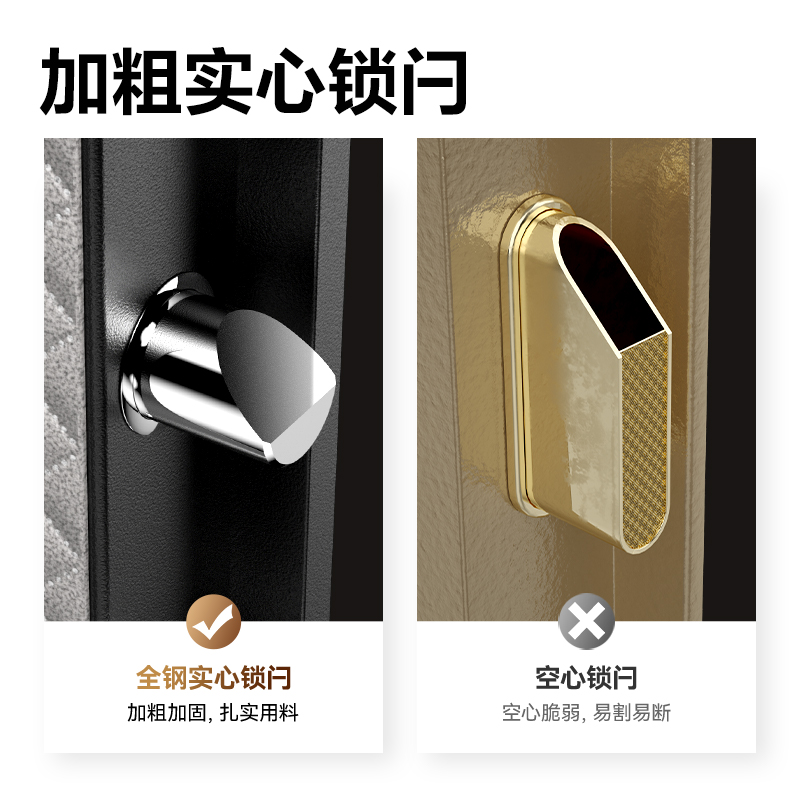 得力AE871電子密碼保管箱H360(黑色)(臺)