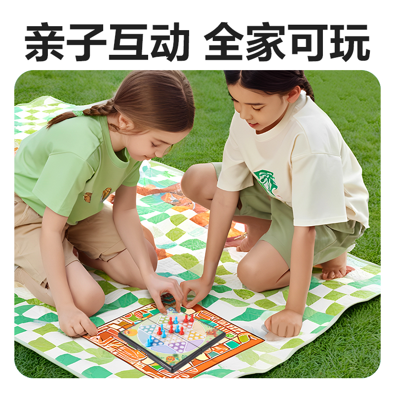 得力YW141-T特小號(hào)磁石跳棋(混)(盒)