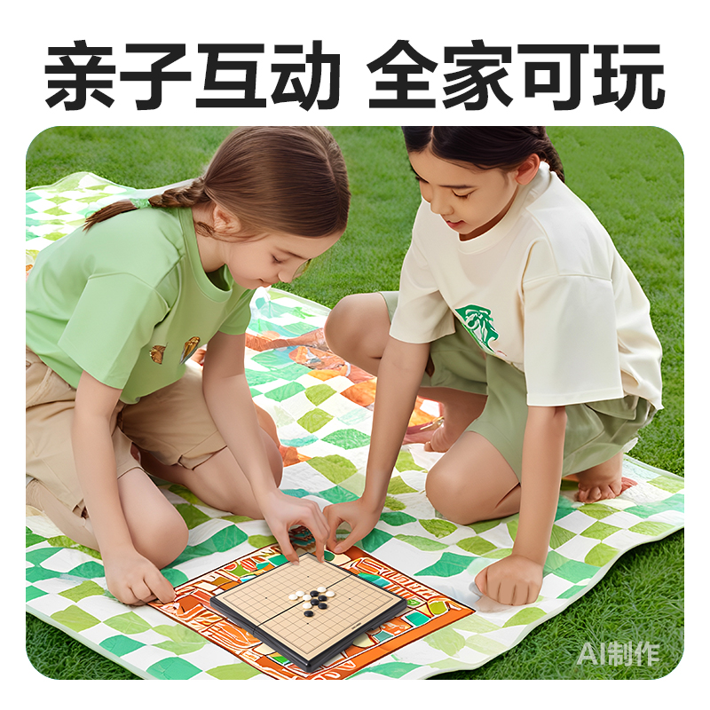 得力YW141-W特小號(hào)磁石五子棋(混)(盒)