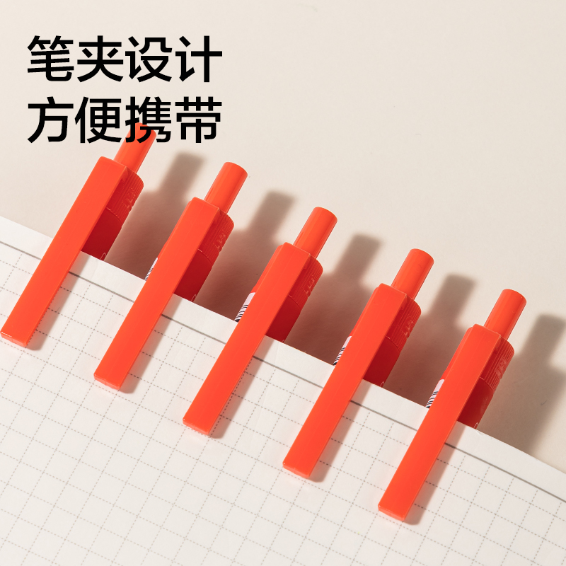 紐賽NS564-1速干按動(dòng)紐賽中性筆0.5mmST筆頭(紅)(支)