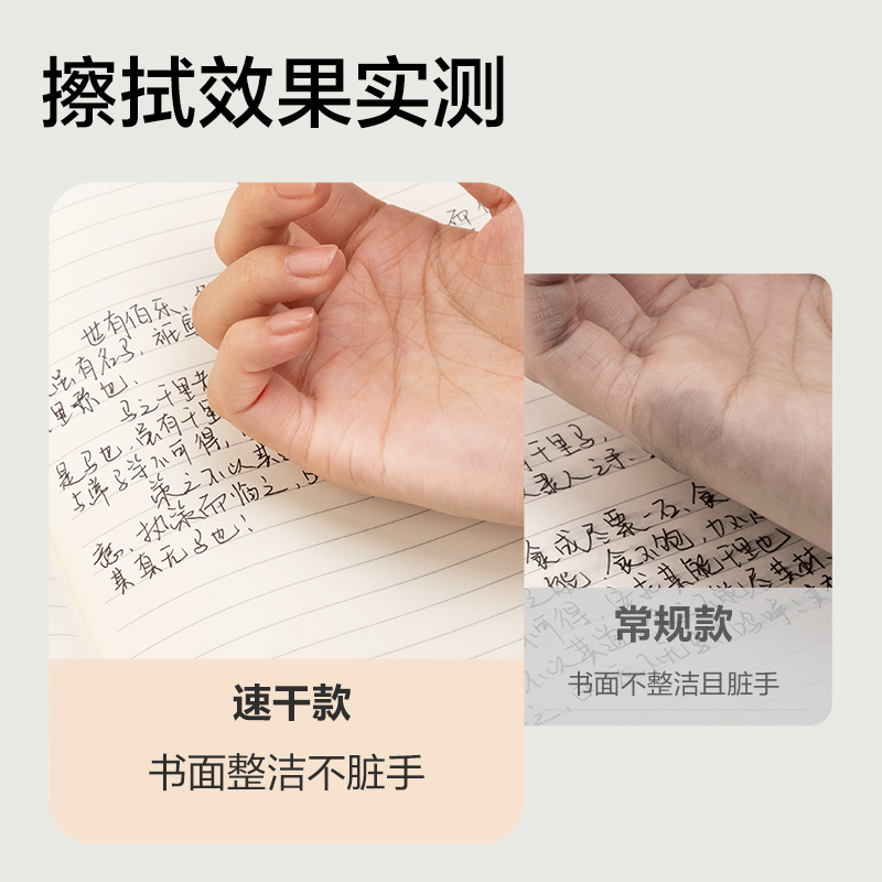 紐賽NS888速干按動中性筆0.5mm雙球珠ST頭(黑)(支)