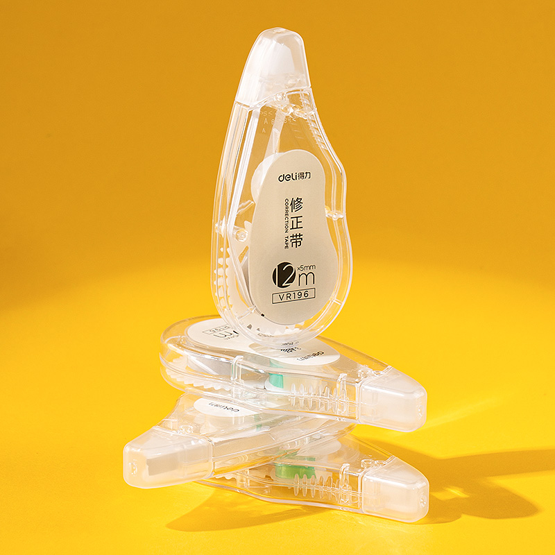 得力VR196修正帶套裝5mm*72m膜帶(透明)(套)