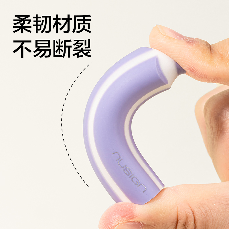 得力NS038-1紐賽5色筆形橡皮擦(混)(盒)