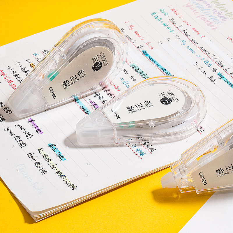 得力VR198修正帶套裝5mm*150m膜帶(透明)(套)
