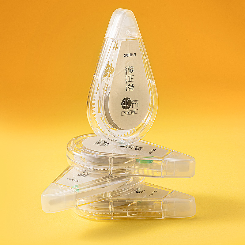 得力VR199修正帶套裝5mm*200m膜帶(透明)(套)
