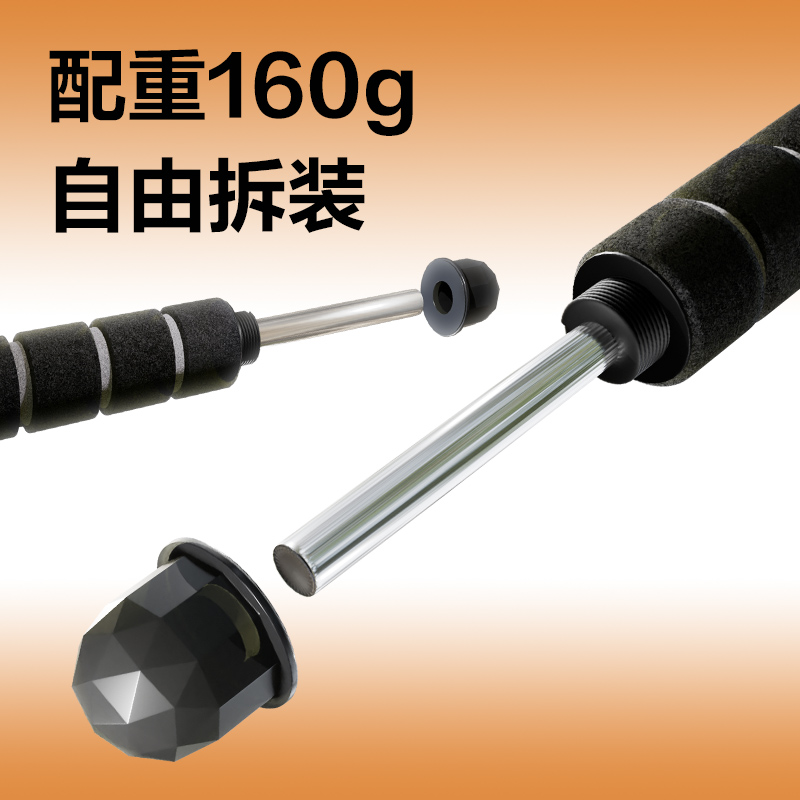 安格耐特FT137負重手柄軸承鋼絲跳繩(不計數(shù))(黑)(根)