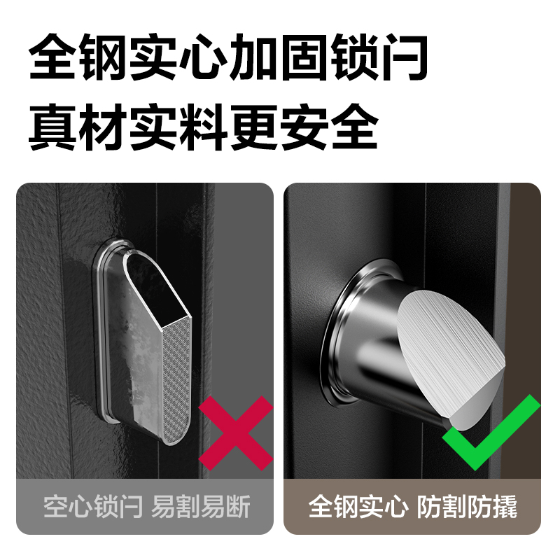 得力VA621指紋密碼保管箱H600(黑色)(臺(tái))