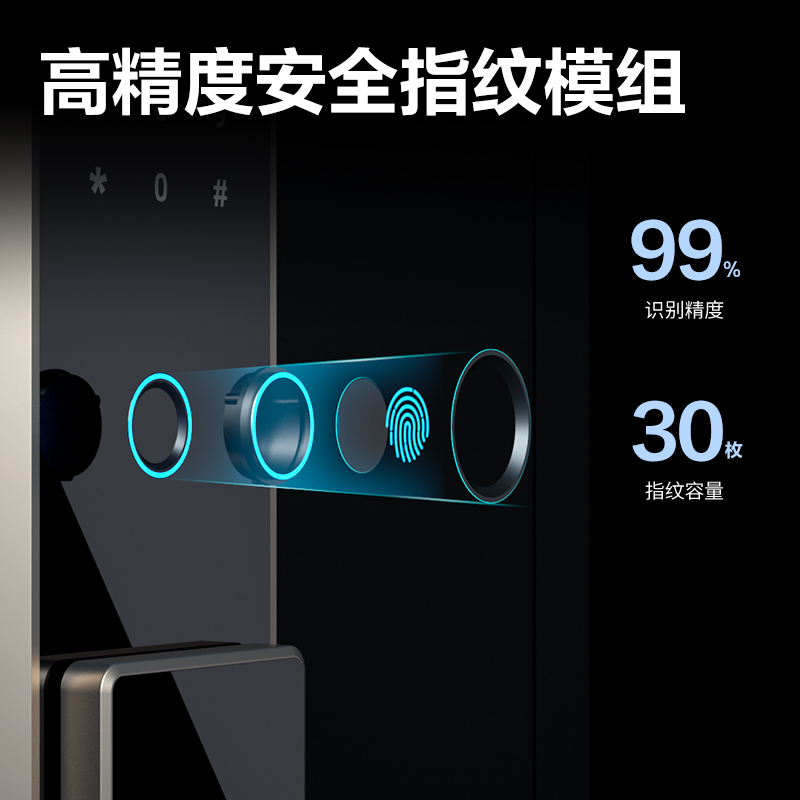 得力AE65-ZM指紋密碼保管箱H450(白色)(臺(tái))