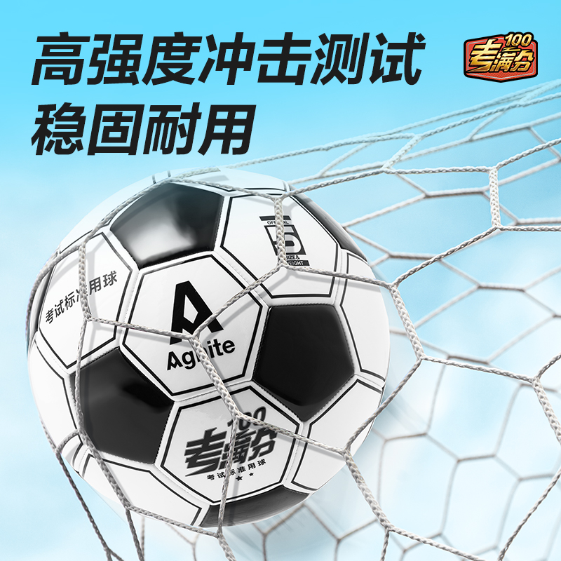 安格耐特FD205考滿分考試5號PVC足球(黑色+白色)(個)