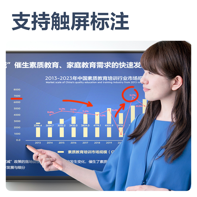 得力MA110激光翻頁筆_激光翻頁筆(粉)(支)