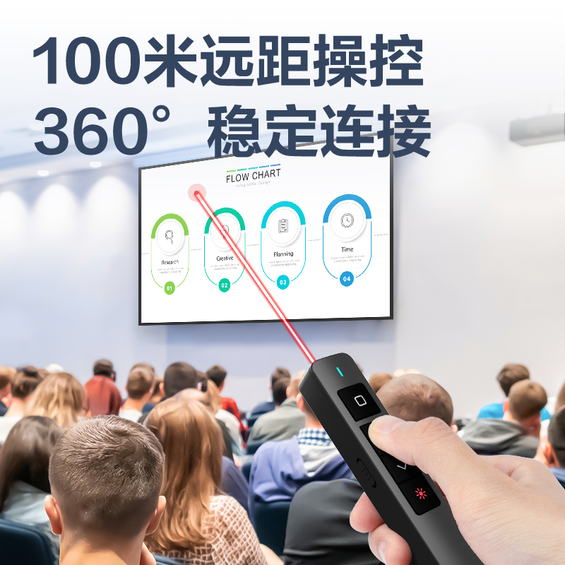 得力MA62激光翻頁筆_激光翻頁筆(黑)(支)