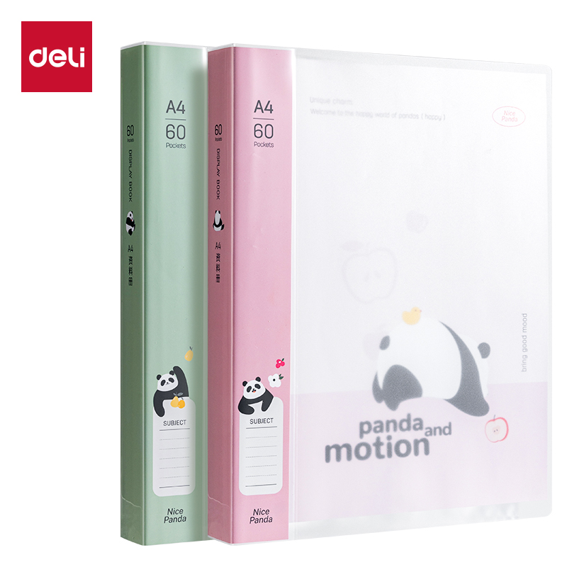 得力XM703-60熊貓系列60頁(yè)資料冊(cè)(混)(個(gè))