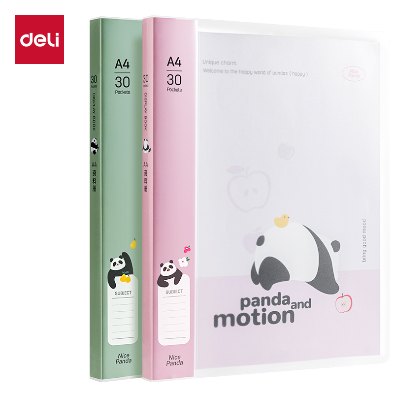 得力XM703-30熊貓系列30頁(yè)資料冊(cè)(混)(個(gè))
