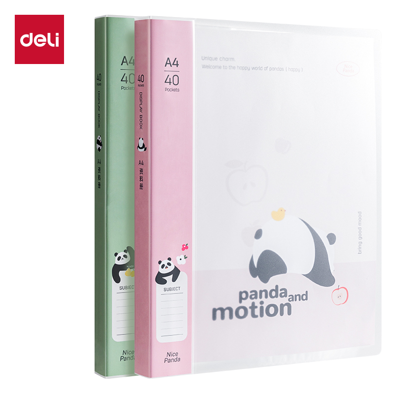 得力XM703-40熊貓系列40頁(yè)資料冊(cè)(混)(個(gè))