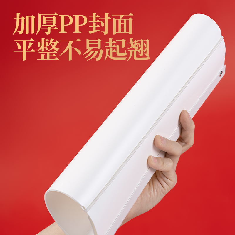 得力PP680_A3連中三元長(zhǎng)桿旋轉(zhuǎn)報(bào)告夾(白)(個(gè))