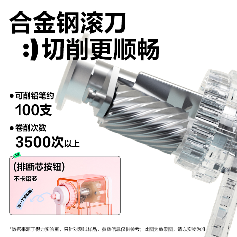 得力VB206削筆機(粉色)(盒)