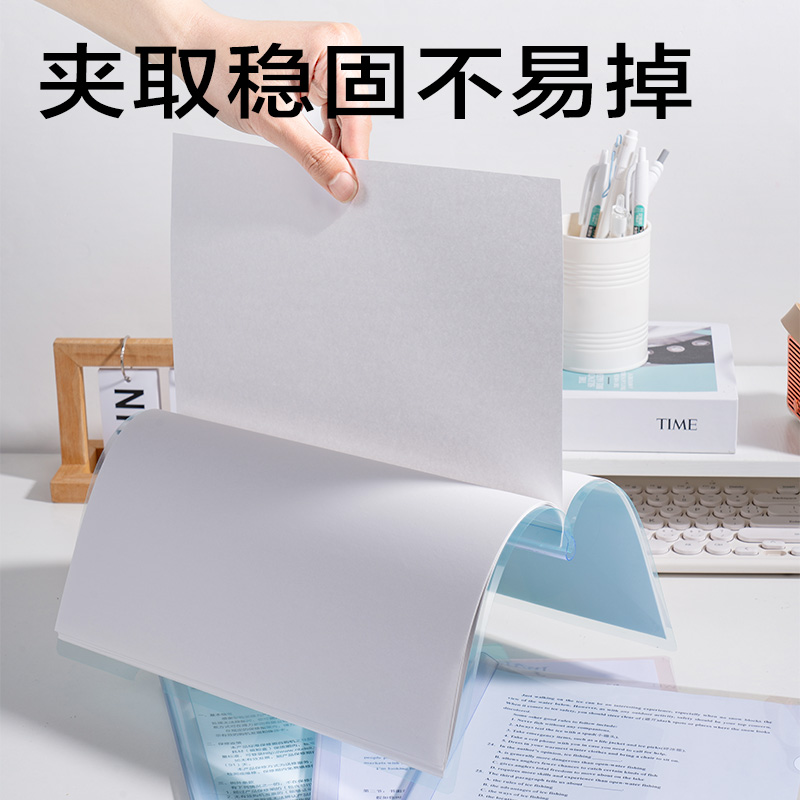 得力PP681_10mm覓光固紙水滴抽桿夾(混)(5個/包)