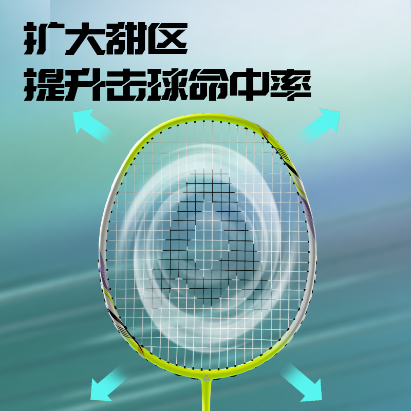 安格耐特FH127碳纖維一體羽毛球拍(單支裝)(混)(支)