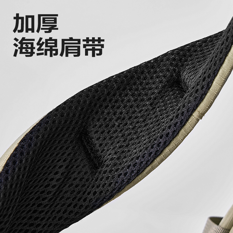 得力BB207運(yùn)動(dòng)休閑系列初高中書包(卡其)(個(gè))