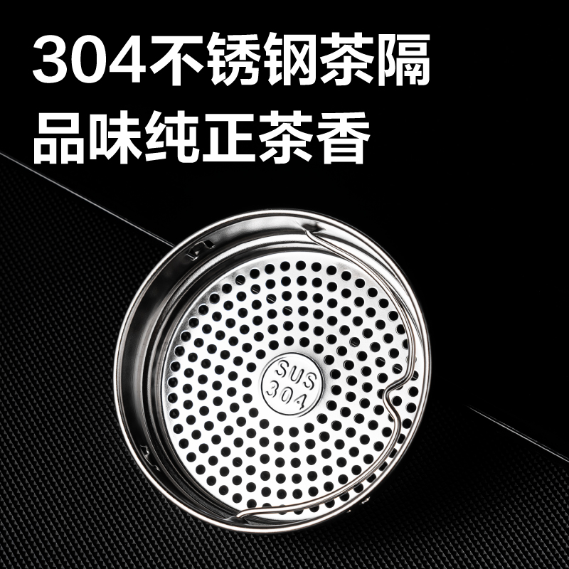 得力LL511單層玻璃杯550mL(黑色)(直杯)(個(gè))