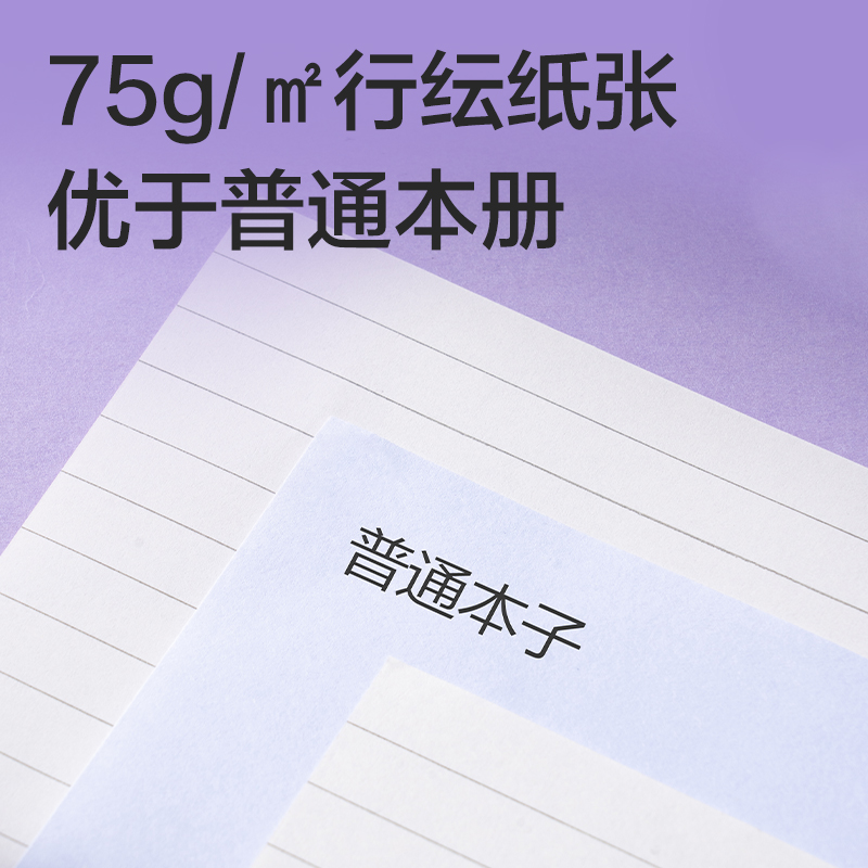 得力WA640-P無線裝訂本(行紜格次方)(本)
