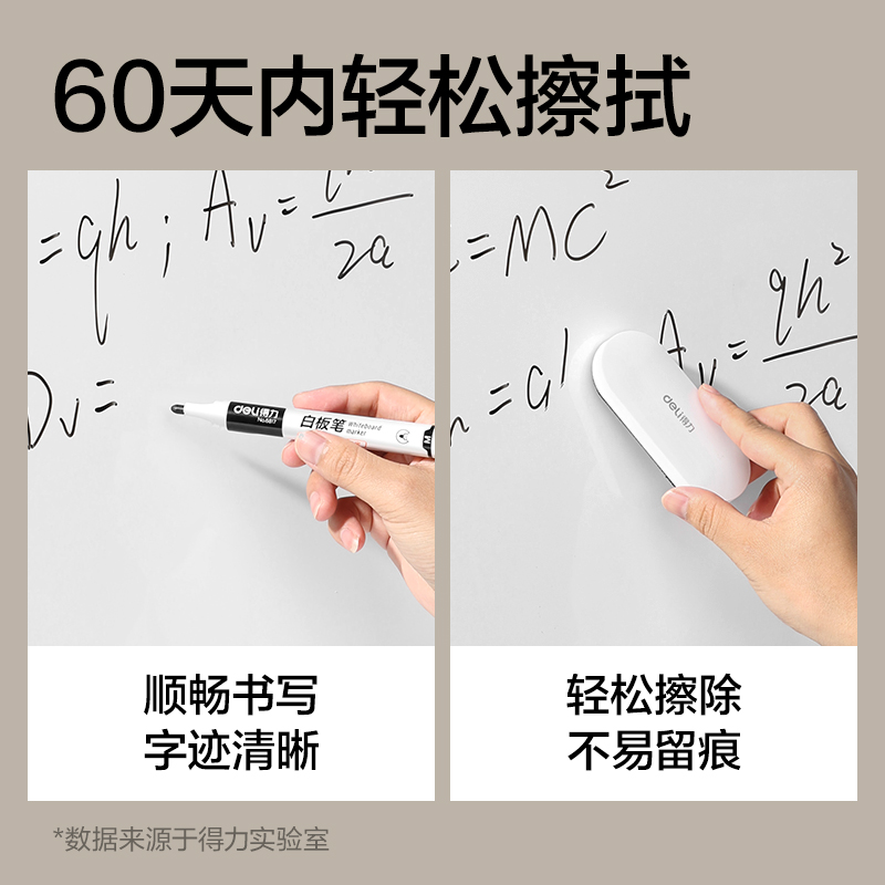 得力MB111極簡白板(無框系列)900*600mm(白)(塊)